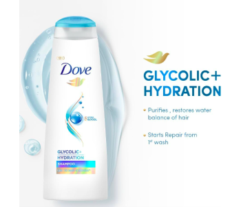 DOVE GLYCOLIC+HYDRATION HAIR SHAMPOO